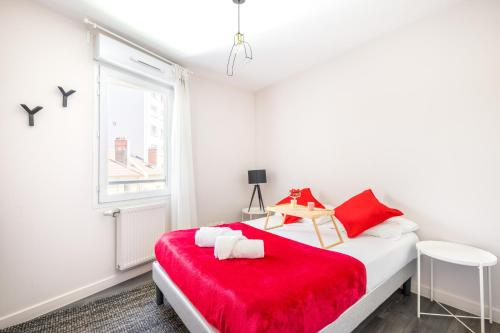 BnGo l Le Cocon Paisible PartDieu l Terrasse, 4p, 1ch, proche Gare PartDieu