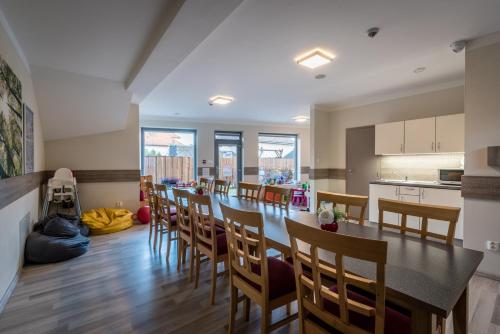 Kuchyň nebo kuchyňský kout v ubytování Apartmány Vera