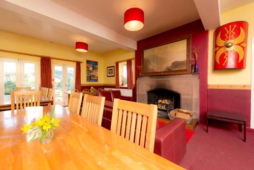 Dining area in a hosteleket