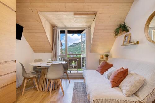 Duplex 6 pers. vue montagne & ski