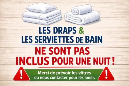 a flyer for a company with towels on a table at Auberge Aparra Surfcamp Ondres in Ondres