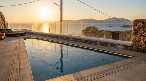 Ultimate Mykonian Villa with Pool Jacuzzi and View