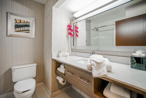 Ванна кімната в Sleep Inn & Suites