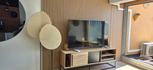 T2, vue imprenable sur le port, parking, clim, wifi