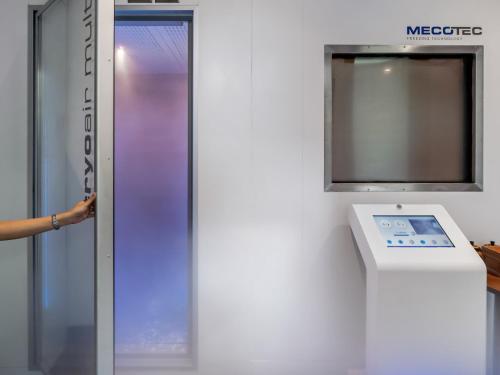 a person is standing next to a machine with a window at Gdas Bali Health and Wellness Resort in Ubud