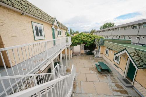 an aerial view of a balcony of a building at 1 BR Suite 9 at Green Gables Resort in Osoyoos