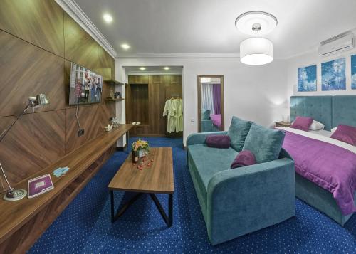 Un lugar para sentarse en Hotel Fridman