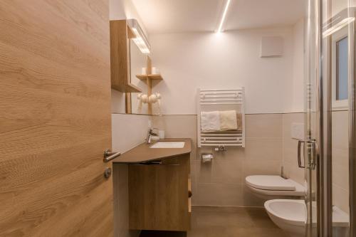Ett badrum på Appartamenti Vilin