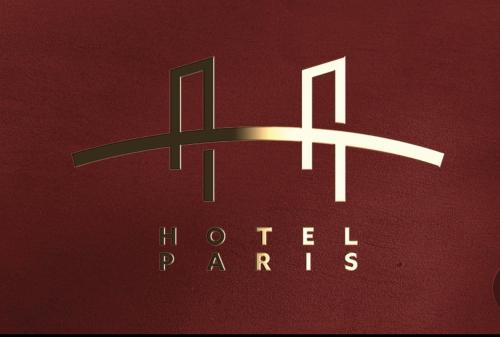 a letter h and a h and a letter h logo at Hotel Paris in Balsas