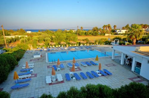 A view of the pool at Nikos 2 Studios & Apartments or nearby