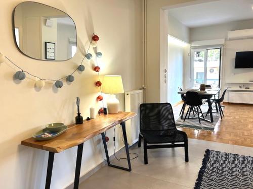 Bright Varnava Square 1BR Two Private Terraces