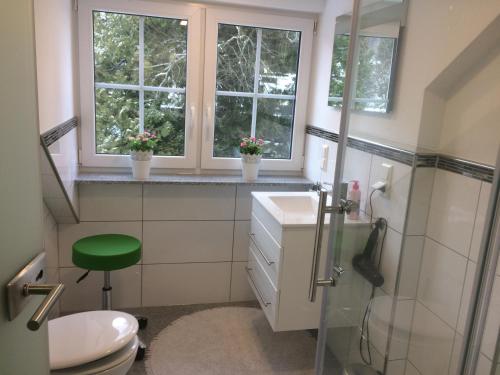 Koupelna v ubytování Apartment Deluxe Baden-Baden