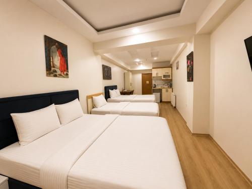 a bedroom with two beds in a room at ISTANBUL STAY Boutıque Hotel in Istanbul