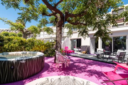 Villa L'Hyliadenna avec jardin - parking privé - au cœur du Village Naturiste, NaturaBeach Héliopolis - Plage à pied