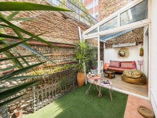 " Colombette Bohème " patio- Linge fourni - TV