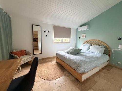 Aix-en-Provence, Maison provençale au calme de la campagne avec Spa et Clim