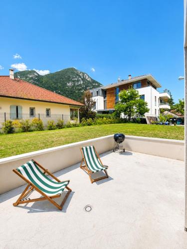 Maison Annici - Lac 300m parking jardin terrasse montagne Annecy