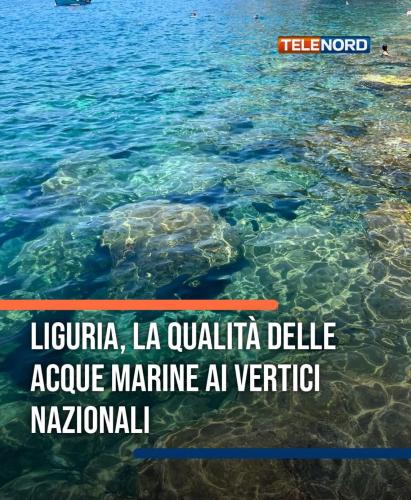 a picture of the water with the words la olivia la quaternida at LA CASETTA AL MARE in Savona
