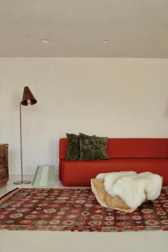 Zona d'estar a La Pedevilla - Design Chalet - Dolomites