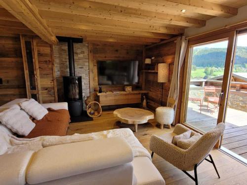 Magnifique chalet 4 chambres aux Gets, vue imprenable