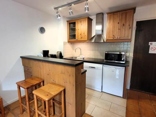 Appartement 2 pièces cabine au centre des Gets, lumineux, classé 3 étoiles