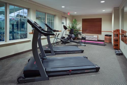 Het fitnesscentrum en/of fitnessfaciliteiten van Country Inn & Suites by Radisson, Stockton, IL