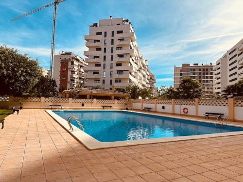 Modern apartment in San Juan Playa, Alicante, with pool