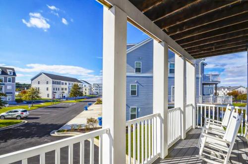 a view from the balcony of a house at 13009 Bowline Ln 1 in Ocean City