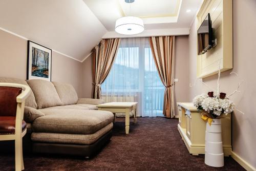 Χώρος καθιστικού στο Nord Hotel
