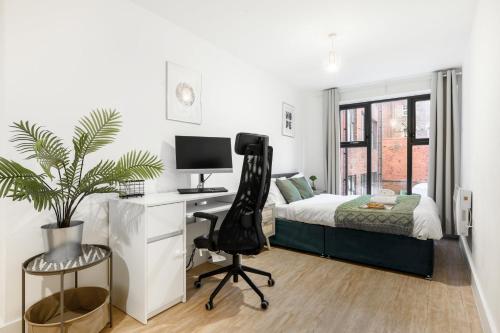 Huge Digbeth Apt Sleeps 8 5bed Free Parking. photo 15