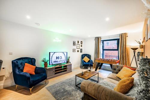 Huge Digbeth Apt Sleeps 8 5bed Free Parking. photo 6