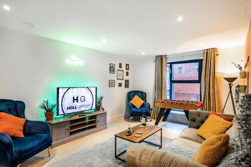 Huge Digbeth Apt Sleeps 8 5bed Free Parking. photo 38