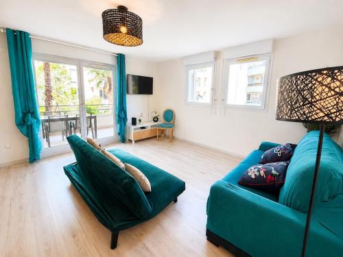 Le Palmier Vert - Magnifique T2 à Montpellier- Balcon 16m2 - CLIM -WIFI