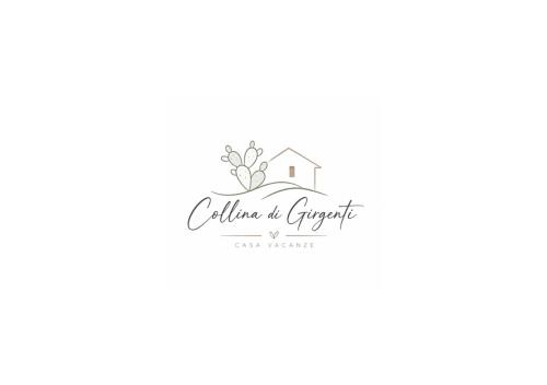 a logo for a vegetable farm with a house in the background at Collina di Girgenti in Agrigento