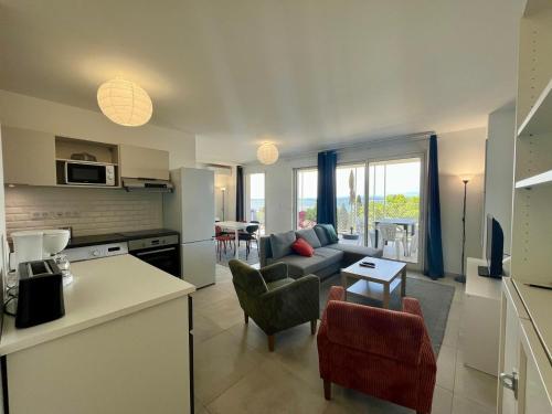Appartement climatisé, parking - 4 pers.