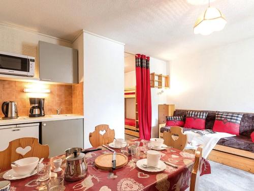 Appartement 2 pièces, départ ski aux pieds, 4 pers, Balcon sud - FR-1-344-834