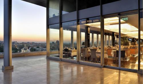 Χώρος καθιστικού στο Latanya Hotel Ankara