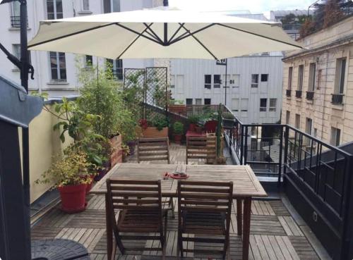 Paris, calme et superbe appartement avec terrasse