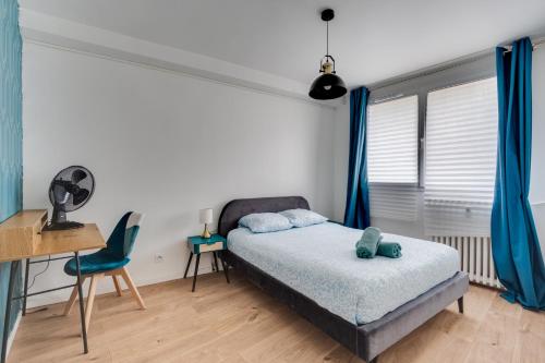 Le Scandinave - Vue Canal de Brienne & Balcon