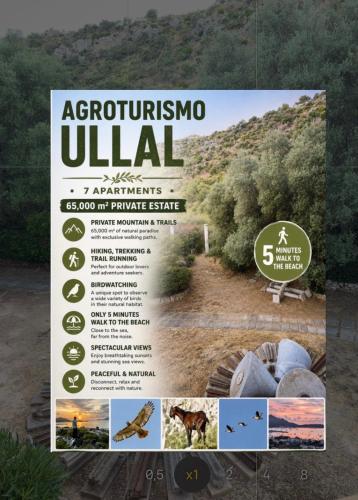 Foto ULLAL - Rural Charm-AGRITOURISM approx 65000 meters PLUS PRIVATE MOUNTAIN villa and Outdoor Adventure Agritourism Apartment EQUIPATED - Private Mountain Path approximately 5 minutes walking from the beach -Ideal for relaxation 1