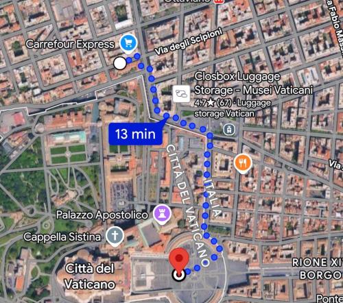 Vatican family apartment near Saint Peter - 2 bedrooms - 2 bathrooms - free WiFi