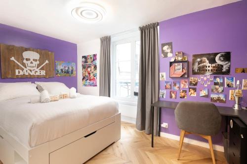 Duplex Hyper Centre Montorgueil - 60m2, 2 chambres et 2 salles de bain