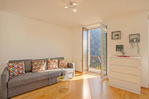 Angelina: Panoramic Lake View House on Monte Brè | Terrace & Balcony - Happy Rentals