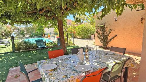 Maison familiale 3 chambres avec piscine privée proche centre-ville - Sainte Maxime Les Mazets du Soleil