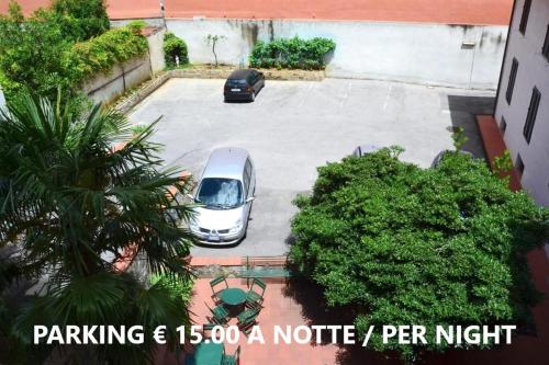a car parked in a parking lot at Hotel Arno Bellariva in Florence