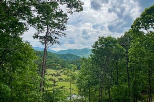 a view of the mountains from a forest at Simple blessings in Bryson City
