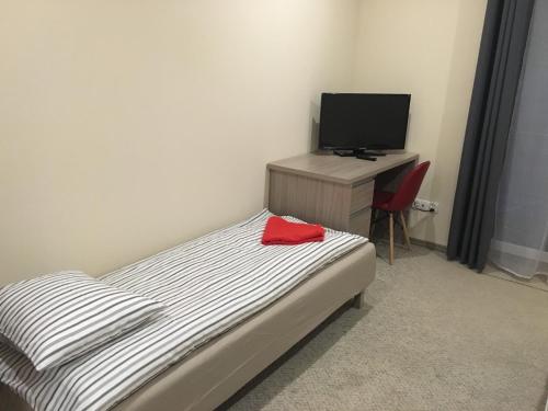 Postel nebo postele na pokoji v ubytování dask resort