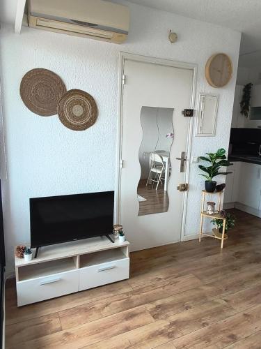 Appartement climatisé 4 pers Résidence Cap Coudalère avec Piscine