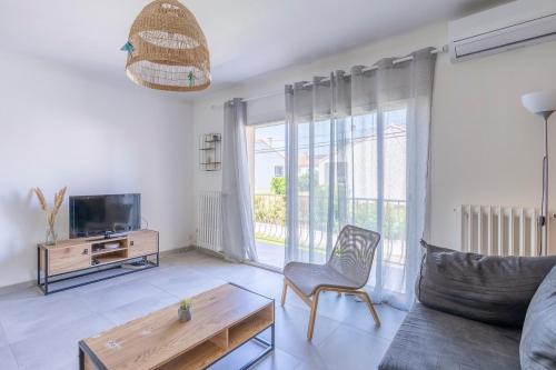 L'Oasis, 3 chambres, climatisation et jardin privé