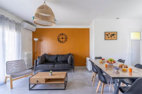 L'Oasis, 3 chambres, climatisation et jardin privé